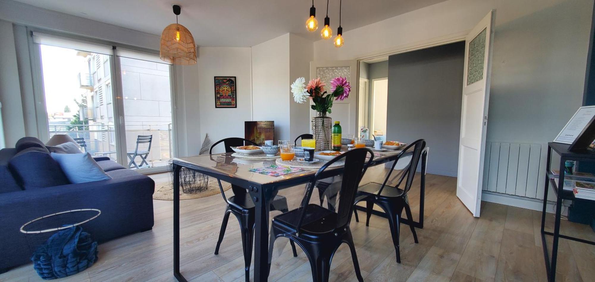 Le Clemenceau Appart-Calais Nord-Balcon-Plage Extérieur photo