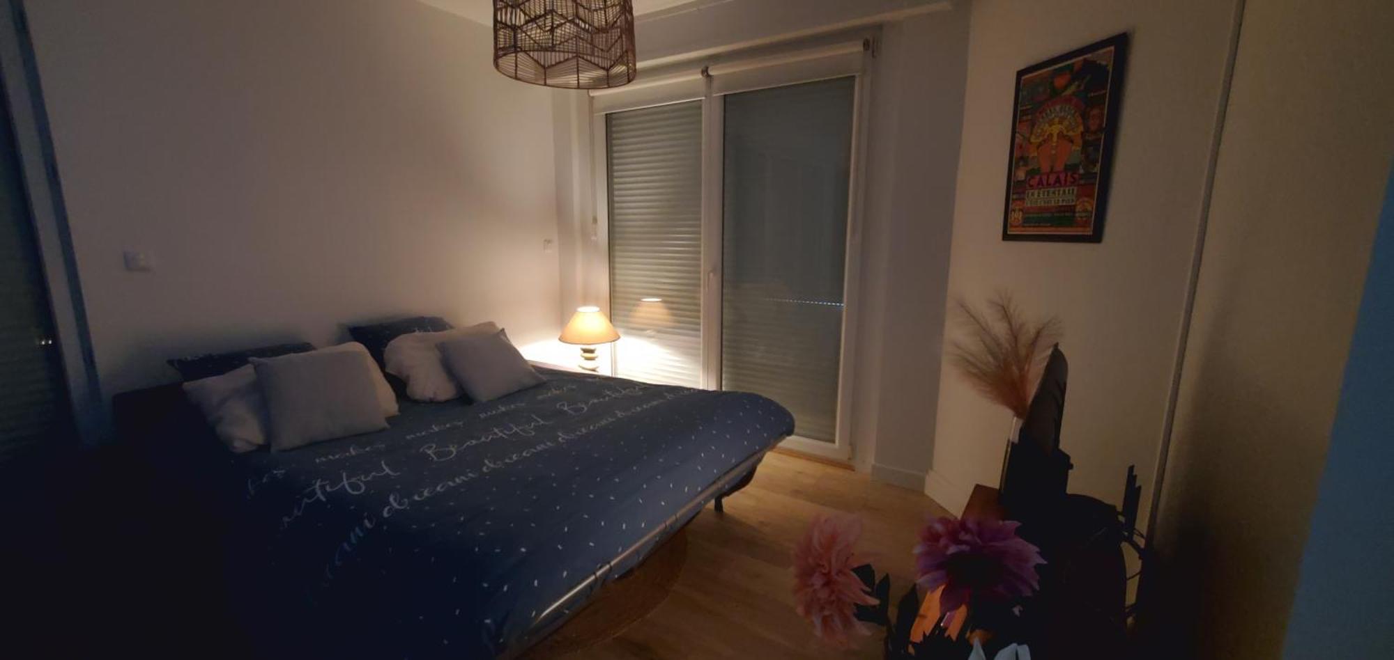 Le Clemenceau Appart-Calais Nord-Balcon-Plage Extérieur photo